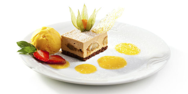 Tiramisú de Plátano y Crema de Cacahuete