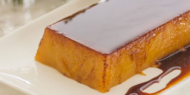 flan turrón Jijona